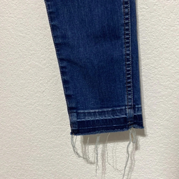 Madewell 10" High Rise Skinny Jeans Button Fly Drop Hem H6319 Sz 24 - Picture 7 of 14